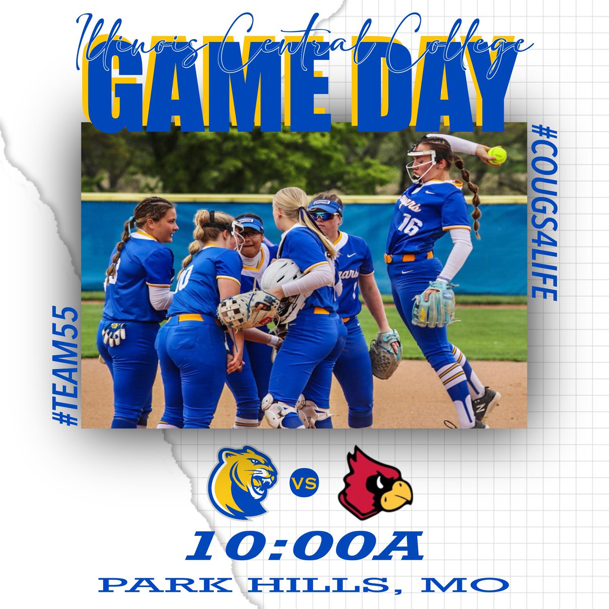DAY 1️⃣ of DISTRICTS‼️

COUGS WILL PLAY ✌🏼 TODAY

🆚 MINERAL AREA // TBD
⏰ 10:00A // TBD
📍PARK HILLS, MO

#cougs4life
#team55