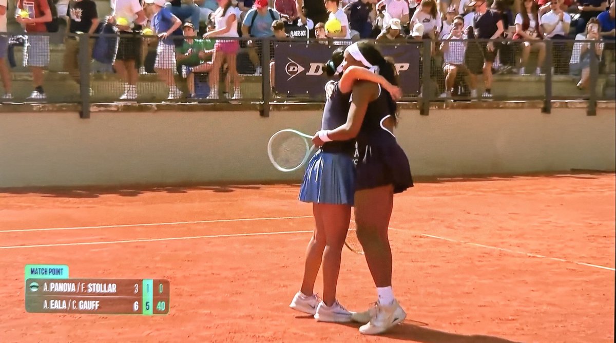 GroundPasspod's tweet image. Team Coachella is fun.
Coco Gauff and Alex Eala win their first match playing doubles together.
#IBI25