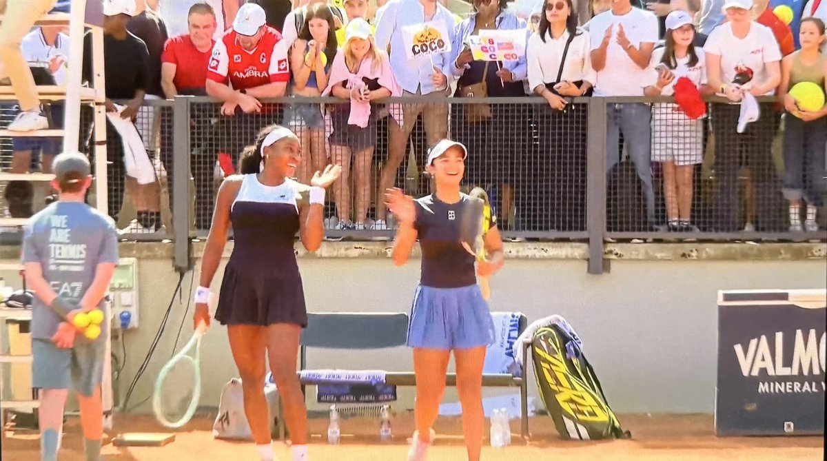 GroundPasspod's tweet image. Team Coachella is fun.
Coco Gauff and Alex Eala win their first match playing doubles together.
#IBI25