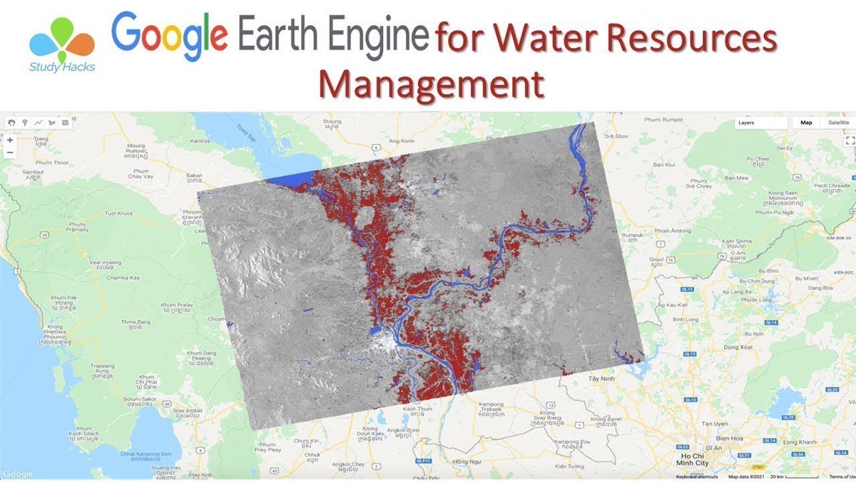 🌊Tutorial about Water Resources Management using Google Earth Engine 🌍
🔗 Tutorial Link: youtube.com/live/qQo2XjwPn…

#GoogleEarthEngine #WaterResources #FloodMapping #WaterLogging #RemoteSensing #GEE #Hydrology #NDWI #GISAnalysis #ClimateResilience #EarthObservation