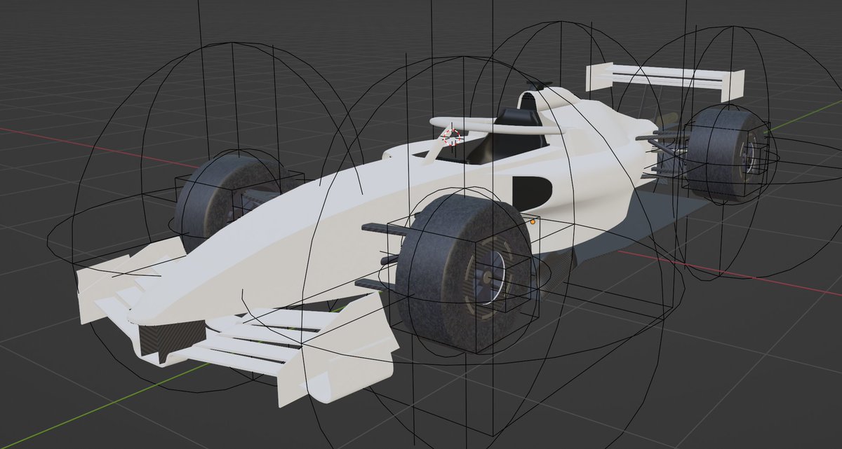 Uni24_GT's tweet photo. 自作のF1MODの進捗はぼでぃの大まかな形状はできたところ。ポリゴン数は20968。 #AssettoCorsa #アセットコルサ #MOD #Bkender #3DCG https://t.co/Ovi8XmGvRF