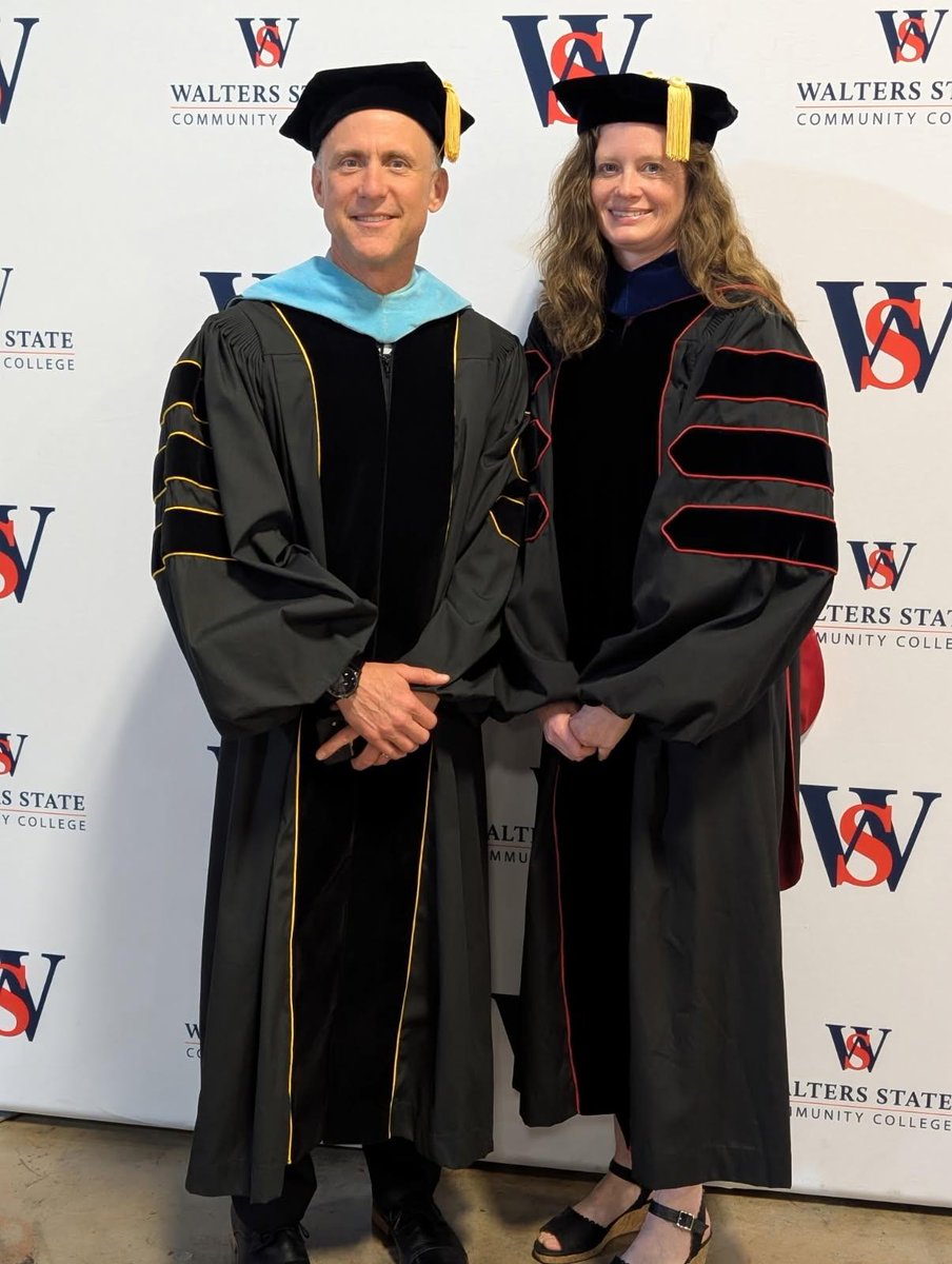 DrLeming's tweet image. It's graduation season! My favorite part of my job @CollegeSystemTN is being on our campuses to celebrate! Last two days I was the Commencement Speaker at Walters State for @tonymiksa final @WaltersState graduation as president and was able to speak @ps Veteran recognition.
