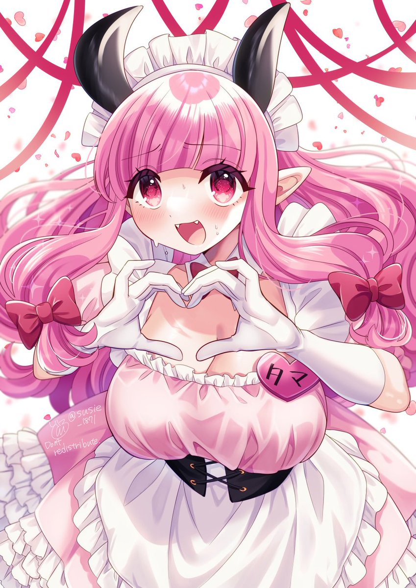 属性盛り盛りメイドさん🩷
 #メイドの日 