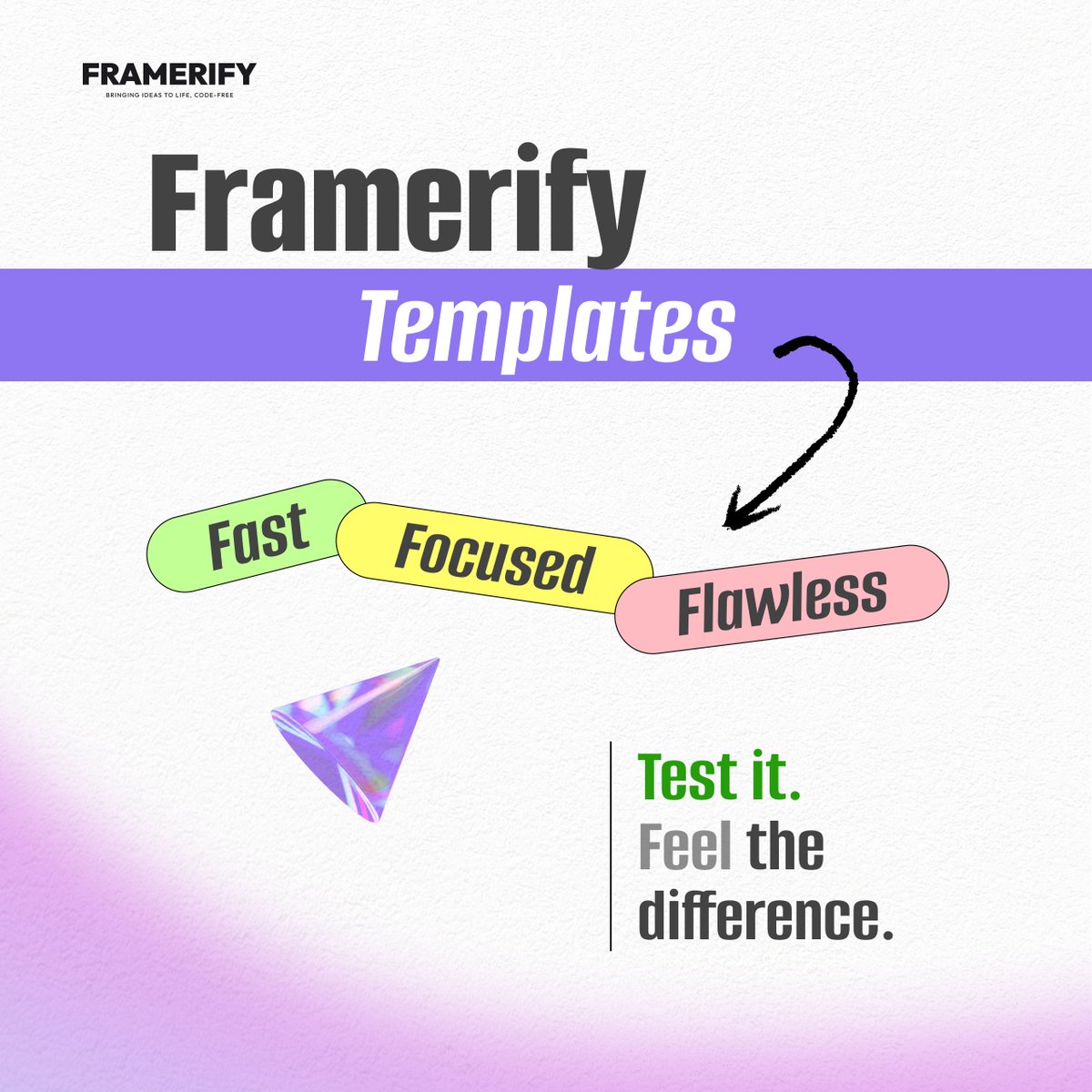 framerify's tweet image. ⏱️ You have 7 seconds.
Bad UX? They bounce.
Good UX? They binge.
Framerify templates are built for speed, clarity, and clicks.
Fast. Focused. Flawless.
💡 Test it. Feel the difference.
#UXDesign #Framerify #SpeedMatters #NoCodeTools