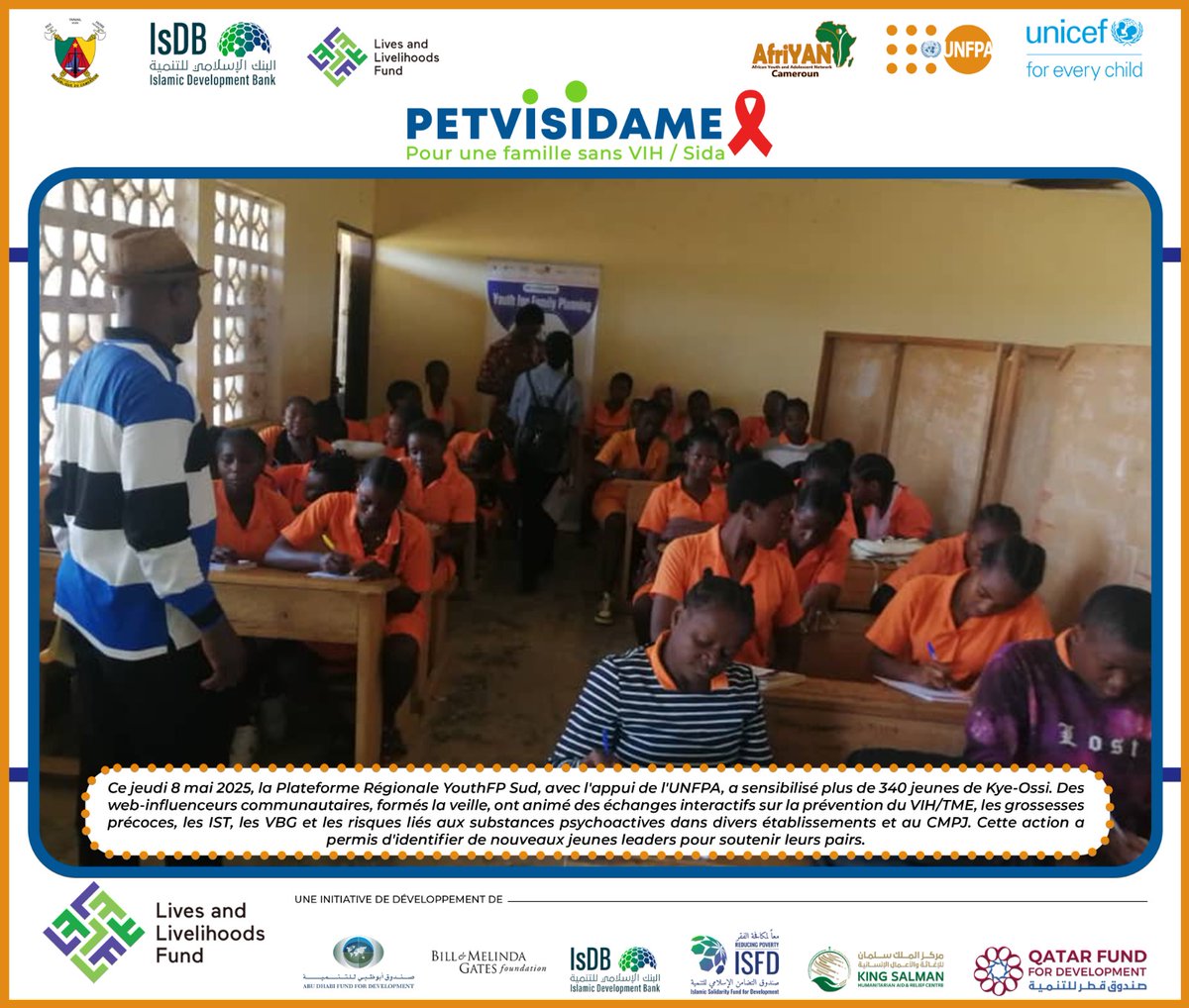 📢Mobilisation #YouthFP Sud à Kye-Ossi !🚀Campagne choc dans les lycées &amp; #CMPJ sur le #VIH,la #PTME,les 🫄précoces,les #VBG &amp; drogues.🗣️Les 👫 web influenceurs formés ont sensibilisé leurs pairs avec brio.✨Une nouvelle génération de leaders communautaires engagés!💪
<a href="/bodyright/">Dr Janie Rogerson</a>