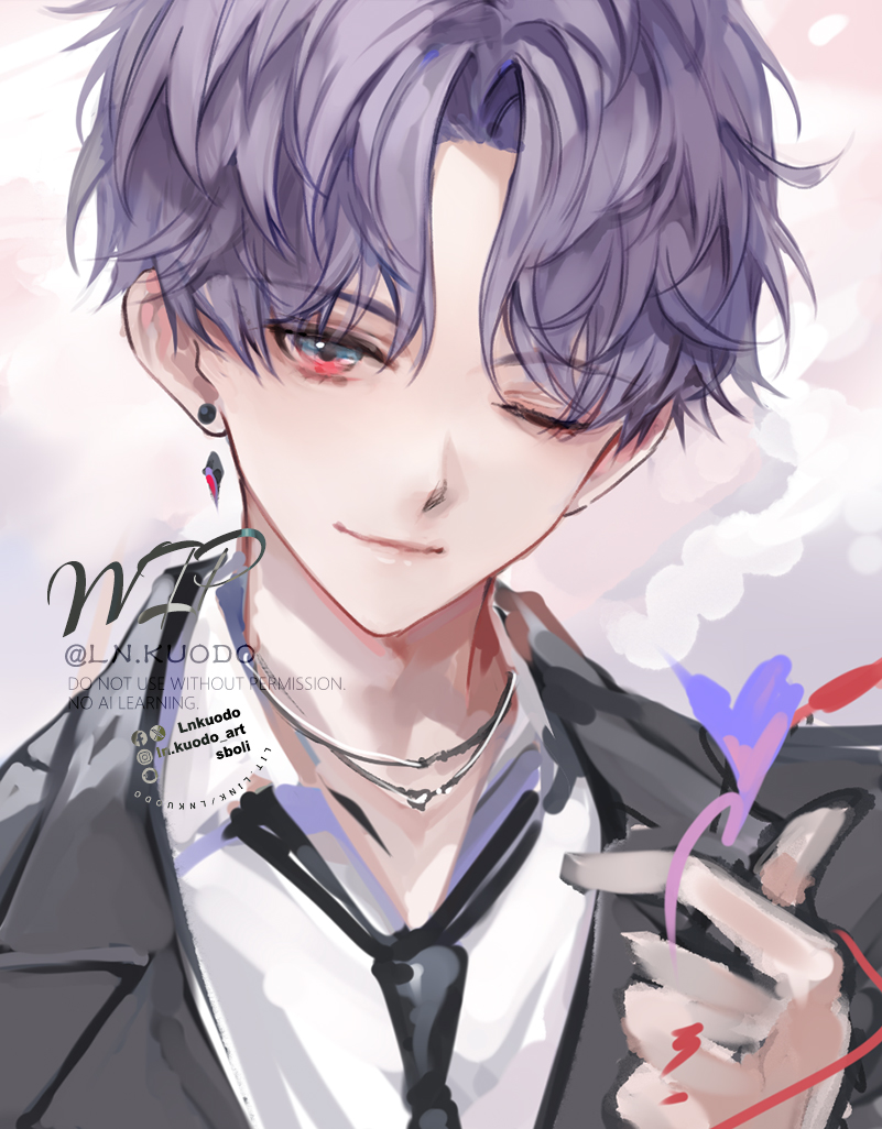 WIP。 塗個小魚同學🐟

#恋と深空 #戀與深空 #戀與深空祁煜 #恋と深空二次創作 #LoveandDeepspace #ホムラ #Rafayel #祁煜