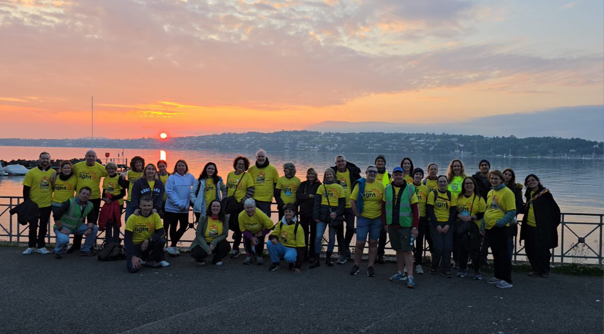 GVA_IRISH's tweet photo. The last of the late-night revellers were on their way home as GIA friends and members gathered quietly on the banks of Lac Leman today for the city’s first ever Darkness into Light 5 km walk to raise awareness about suicide and self-harm.  More information on our facebook post https://t.co/gkMp0TPIoD