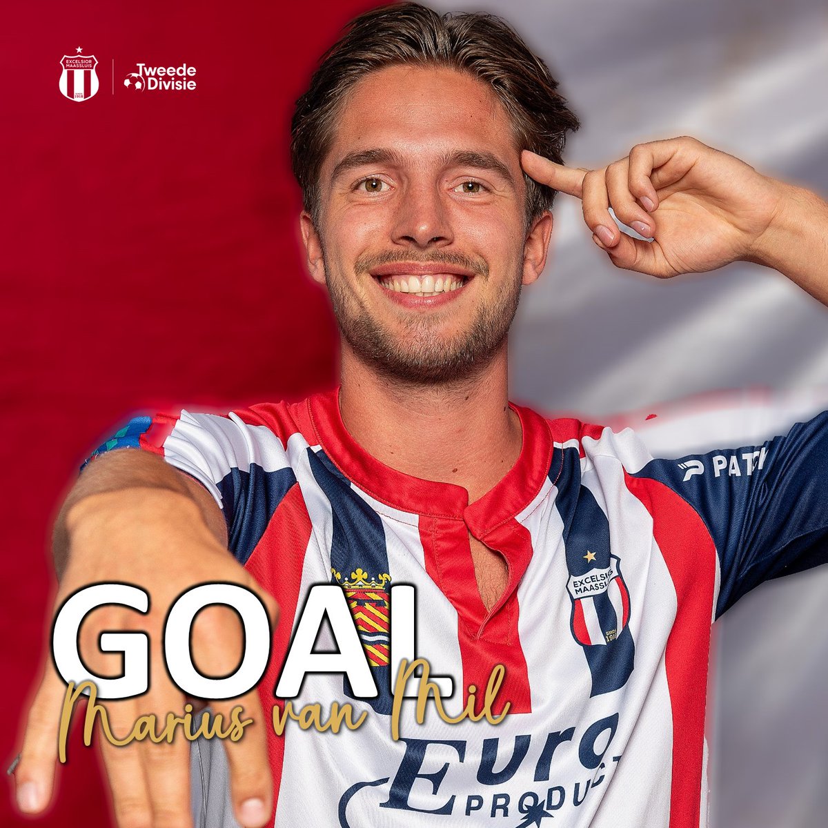 excelsiorm's tweet photo. 18. Doelpunt Excelsior Maassluis!
Marius van Mil tikt de bal binnen na een prima voorzet van Emian Semedo!
#katEXC (0-1) https://t.co/MPz73bYXU4