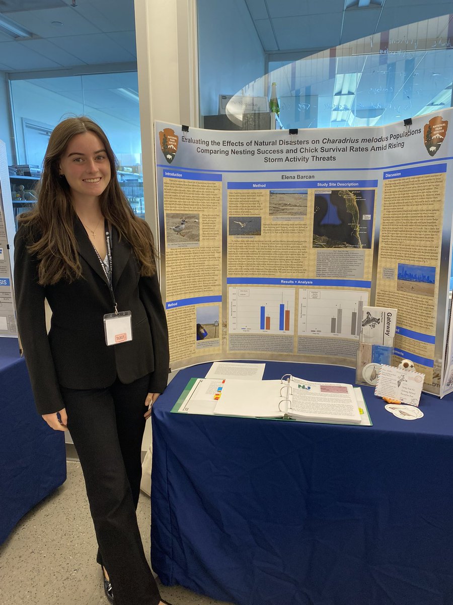 Senior Elena is all set for NJ Academy of Science let’s go!!!