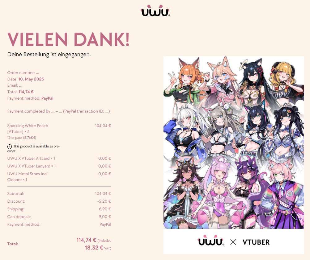 KeksToby's tweet photo. Mit etwas Verspätung jetzt auch die VTuber Edition bestellt :3 https://t.co/ehofTMAMMA