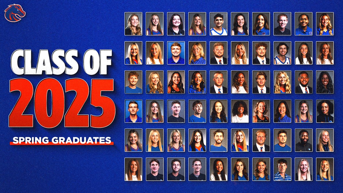 𝙃𝘼𝙋𝙋𝙔 𝙂𝙍𝘼𝘿𝙐𝘼𝙏𝙄𝙊𝙉 𝘿𝘼𝙔!

We are so proud of the 59 student-athletes graduating today!

🎓 boi.st/4dbnEnv

#BleedBlue | #WhatsNext