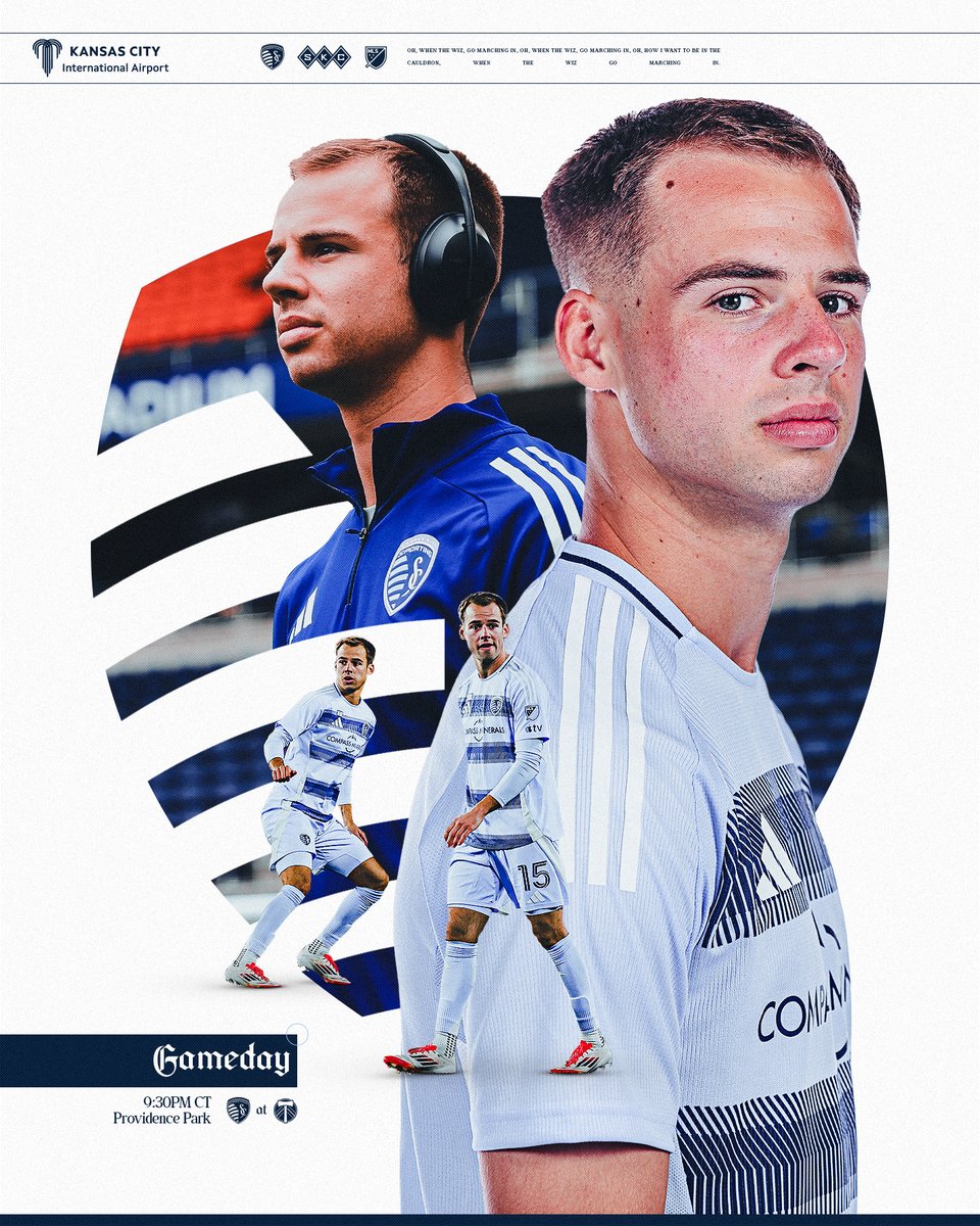 Sporting Kansas City (@sportingkc) on Twitter photo GAMEDAY AT PORTLAND ‼️
🆚 @timbersfc
🕤 9:30PM CT
🖥️ #MLSSeasonPass on <a href="/AppleTV/">Apple TV</a>: apple.co/3GKIJsC
🎧 Listen on <a href="/SportsRadio810/">Sports Radio 810 WHB</a>
🤝 <a href="/Fly_KansasCity/">Kansas City International Airport</a>
#PORvSKC | #SportingKC GAMEDAY AT PORTLAND ‼️
🆚 @timbersfc
🕤 9:30PM CT
🖥️ #MLSSeasonPass on <a href="/AppleTV/">Apple TV</a>: apple.co/3GKIJsC
🎧 Listen on <a href="/SportsRadio810/">Sports Radio 810 WHB</a>
🤝 <a href="/Fly_KansasCity/">Kansas City International Airport</a>
#PORvSKC | #SportingKC