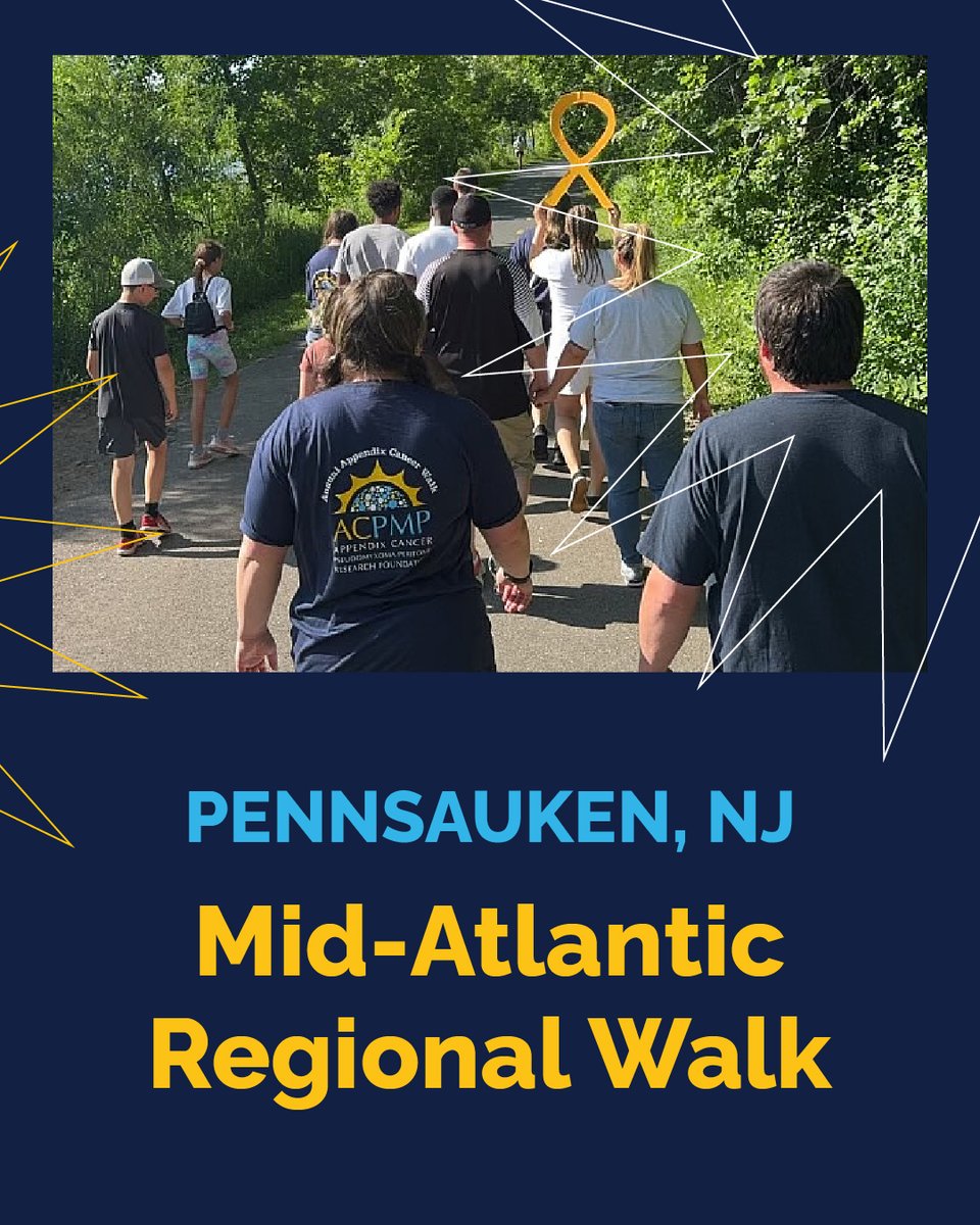 📍 Spotlight on: Mid-Atlantic Regional Walk – Pennsauken, NJ

👉 Register here: secure.acpmp.org/NicksPhightClu…

Walk from anywhere: secure.acpmp.org/appendixcancer…

#AppendixCancerWalk #StompOutAppendixCancer