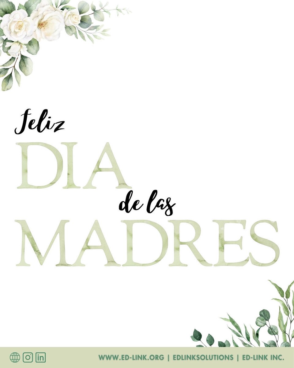 Celebrating the strength, wisdom, and dedication of all the incredible madres guiding both students and adults toward success—inside and outside the classroom. 📚💕 

#edlink #edleader #unity #diadelamadres #learners #education #leaders
