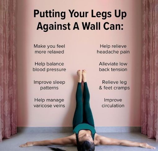 KristenJakobitz's tweet image. This restorative #yoga pose can help to improve circulation, reduce swelling, alleviate low back tension, and relieve stress, among many other things. Start with 5 minutes and gradually increase the time.
#BloodPressureControl #Relaxation #StressRelief