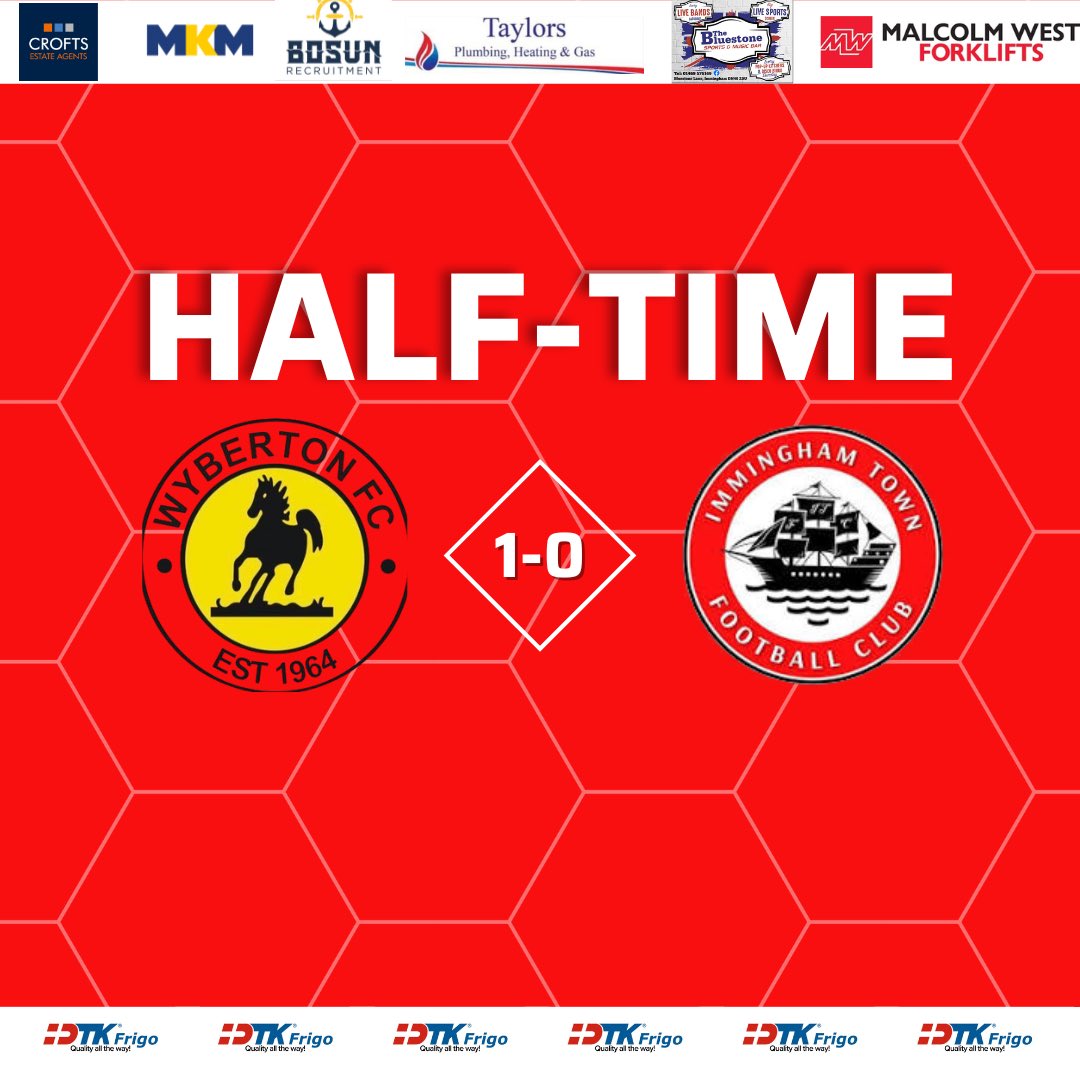 ⏸️ | Work to do in the second half. 

🟡⚫️ 1-0 🔴⚪️

#UTP | #ImminghamTown 🔴⚪️