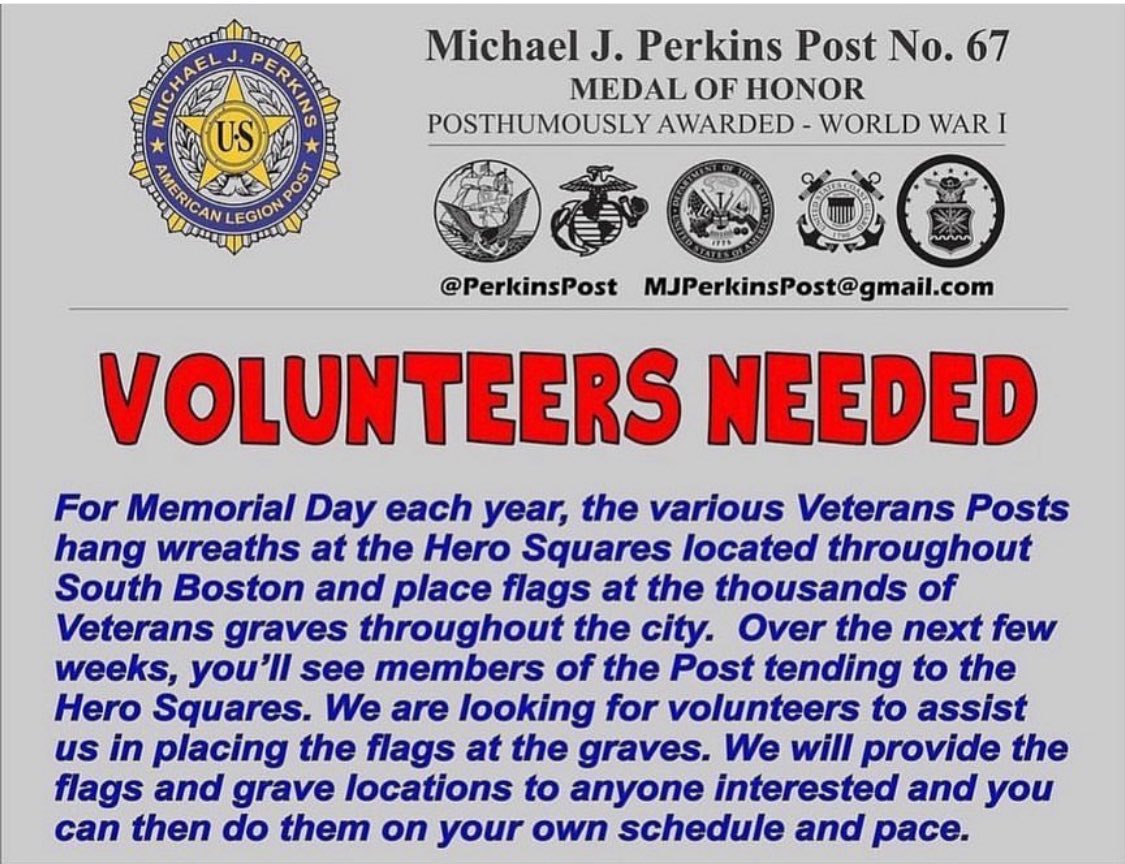 PerkinsPost's tweet image. ***Volunteers Needed***