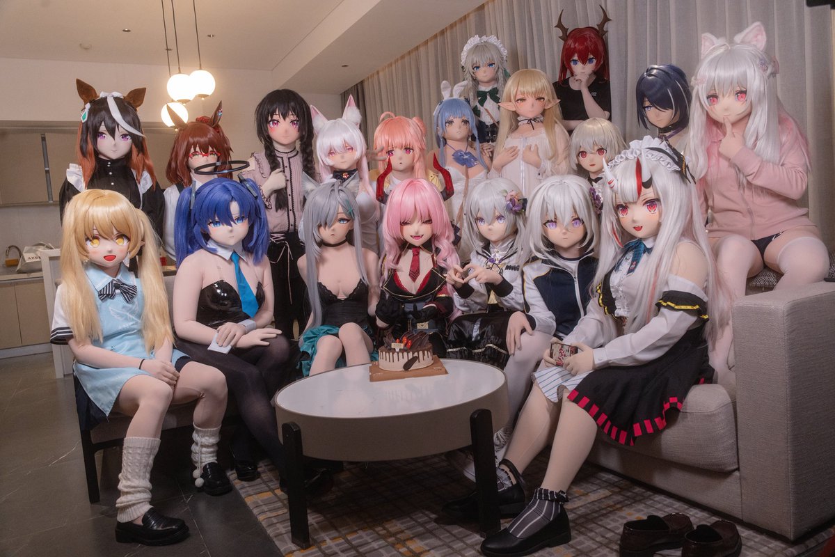 年龄➕1
📷：<a href="/rikka_peach/">🎀🐾湊あくあ单推人⚓</a> <a href="/z87391326/">vtompoi</a> 
＃kigurumi