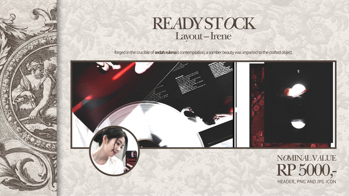 sedahrukma's tweet photo. Help rt/repost? Thank you!

Ready layout - Irene &amp; Seulgi, priced at RP 5,000,-/each includes png and jpg icon. Don’t hesitate to knock my DM if you’re interested.

#zonauang #zonajajan https://t.co/XgGONmxrTK