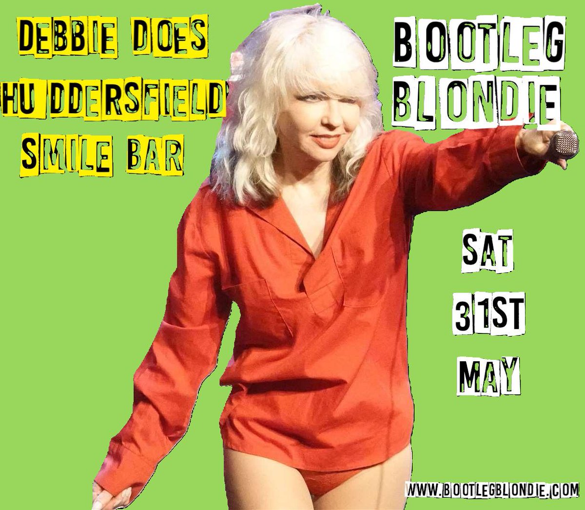 Debbie Harris DOES PORTSMOUTH, FLEET, IRLAM AND HUDDERSFIELD IN MAY HURRY UP HURRY UUUUP! MORE INFO ON bootlegblondie.com Bootleg Blondie Band