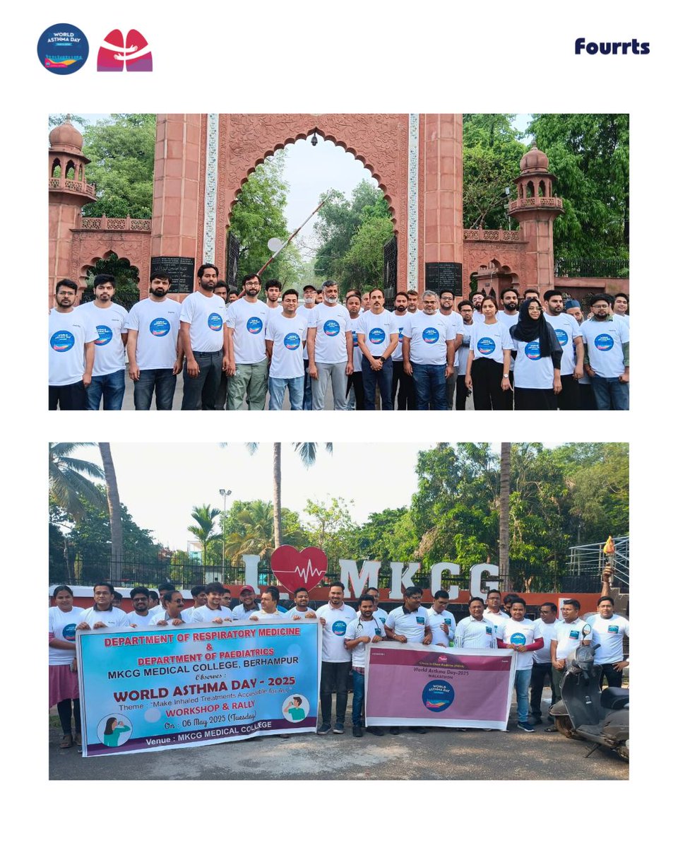fourrtsglobal's tweet photo. On World Asthma Day 2025 (May 6), Fourrts proudly collaborated with Clinics in Chest Medicine (India) and the Pulmonary departments of leading hospitals for a Walkathon dedicated to raising asthma awareness and inspiring meaningful change.

#WorldAsthmaDay #Fourrts https://t.co/4OOJzYDZ1G