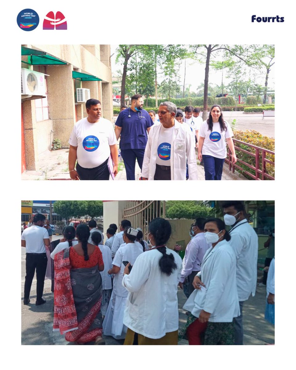 fourrtsglobal's tweet photo. On World Asthma Day 2025 (May 6), Fourrts proudly collaborated with Clinics in Chest Medicine (India) and the Pulmonary departments of leading hospitals for a Walkathon dedicated to raising asthma awareness and inspiring meaningful change.

#WorldAsthmaDay #Fourrts https://t.co/4OOJzYDZ1G