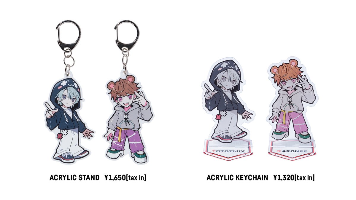CRAZY RACCOON ONLINE STORE】 ・KARONPE,TOTOTMIX ACRYLIC STAND