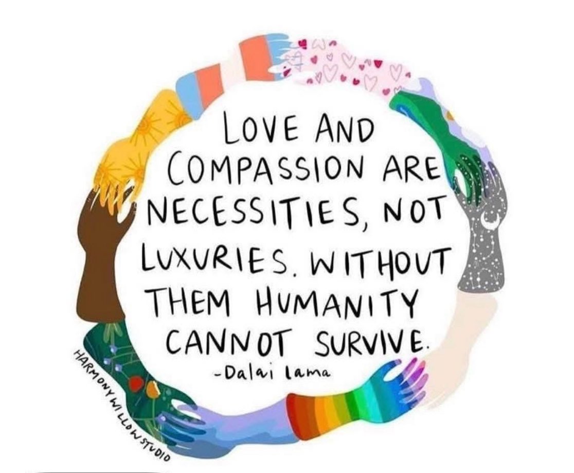 gratefuledu64's tweet photo. Love and compassion are at the core of what it means to be fully human.
This is a truth that needs to be shared, especially today. 🥰
#love #compassion #gratitude https://t.co/8aSOrUDgLw