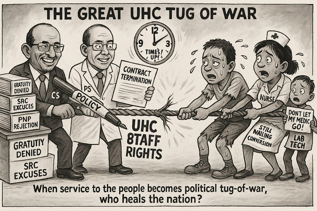 UHC tug of war.

It's better to die on your feet, than to live on your knees.

let's meet on Tuesday comrades.

#uhckenya
#UHCMegaDemo