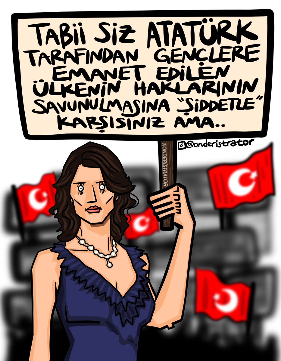 Tabii siz Atatürk tarafından gençlere emanet edilen ülkenin haklarının savunulmasına “Ş!ddetle” karşısınız ama.. #bihterziyagil ✊🏼

#kurtuluşyoktekbaşına #YaHepBeraberYaHiçbirimiz #ekremimamoğlu #imaro #GencleriSerbestBırakın #HakHukukAdalet #10mayıs #cumartesi
