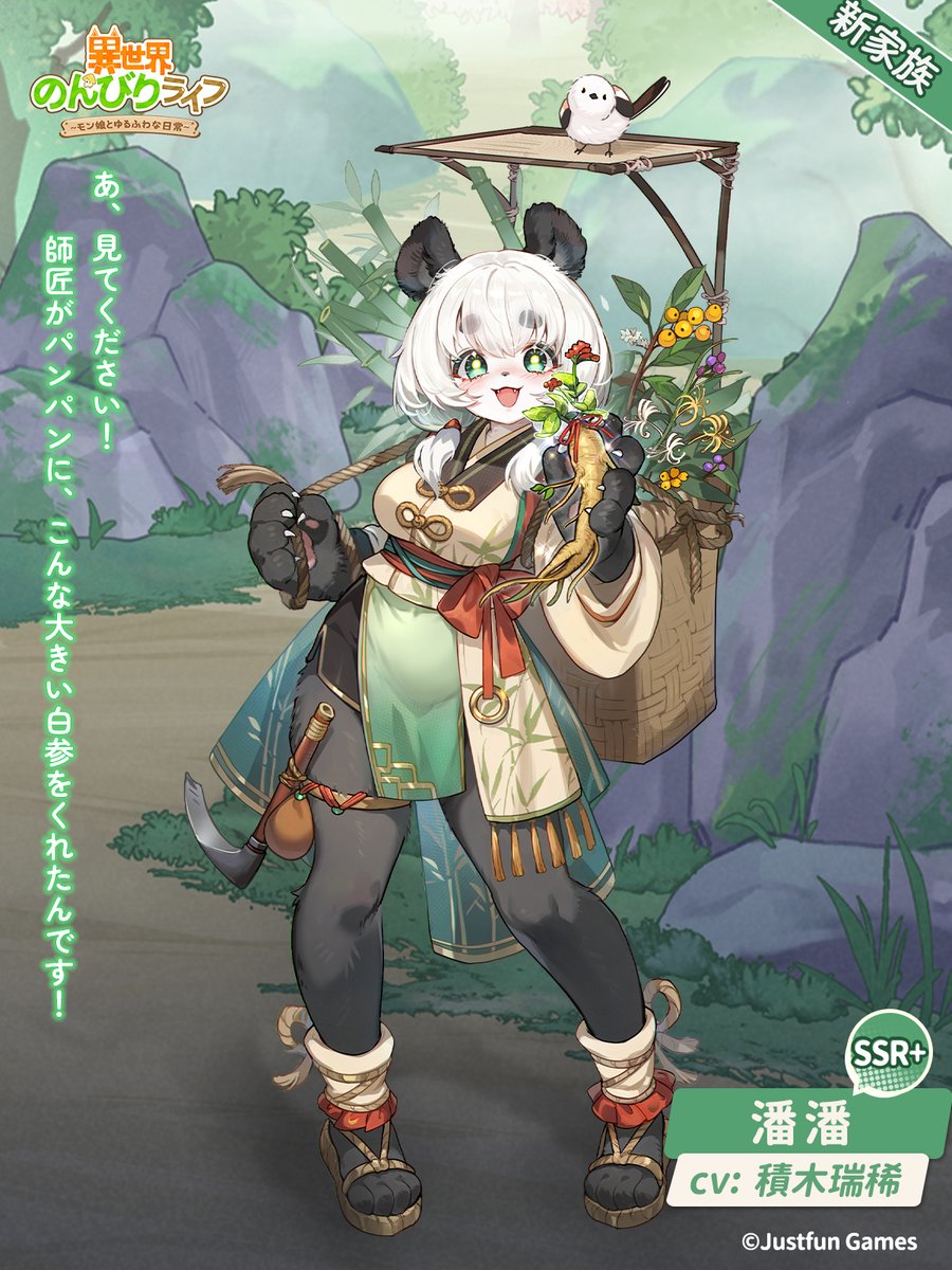 新家族登場】🐼🌿✨ 潘潘（ぱんぱん）（CV：#積木瑞稀） 「あ、見て