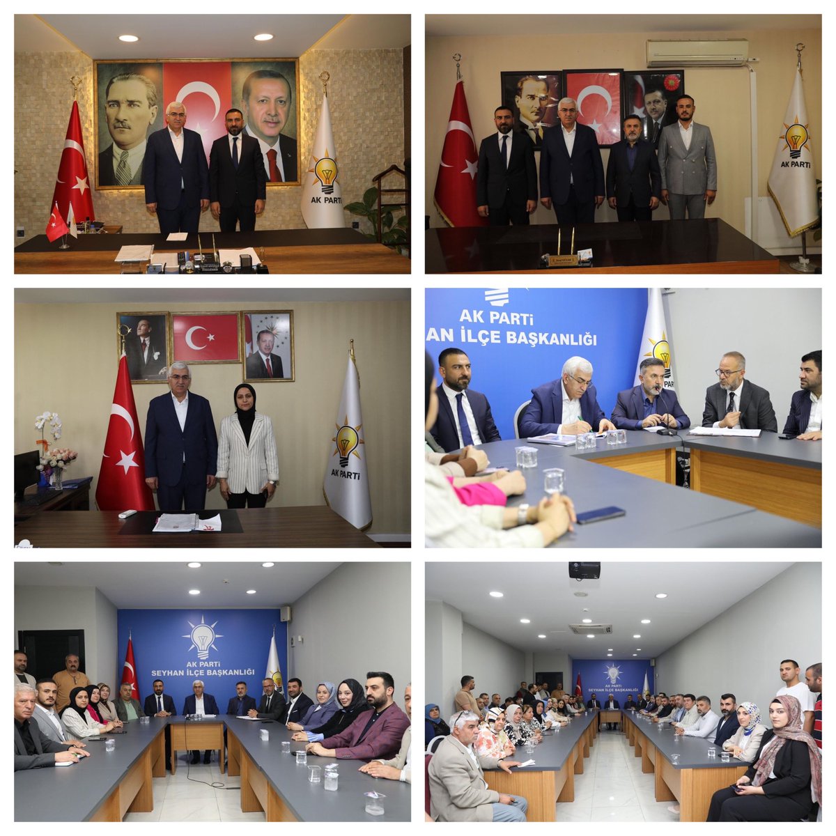 ozmehmetemin's tweet photo. 📍 Adana / AK Parti Seyhan İlçe Başkanlığı

AK Parti Adana İl Koordinatörü olarak; İl Başkanımız Sayın Tamer Dağlı, Teşkilat Başkanımız Sayın Mustafa Akgedik, AR-GE Başkanımız Sayın Muhammed İslam Bünül ve İl Başkan Yardımcımız Sayın Haluk Sığınç ile birlikte Seyhan İlçe Başkanlığımızı ziyaret ettik.

İlçe Başkanımız Sayın İbrahim Gökçedağ’a ve değerli yönetim kuruluna içten karşılamaları ve misafirperverlikleri için teşekkür ediyoruz.

Adana’mızda birlik, dayanışma ve AK Parti vizyonuyla güçlü yarınlar inşa etmeye azimle devam edeceğiz.

#AKParti
#Adana
#BirlikteBaşaracağız

@RTErdogan
@abuyukgumus
@yahyacelik_
@Tamer_Dagli