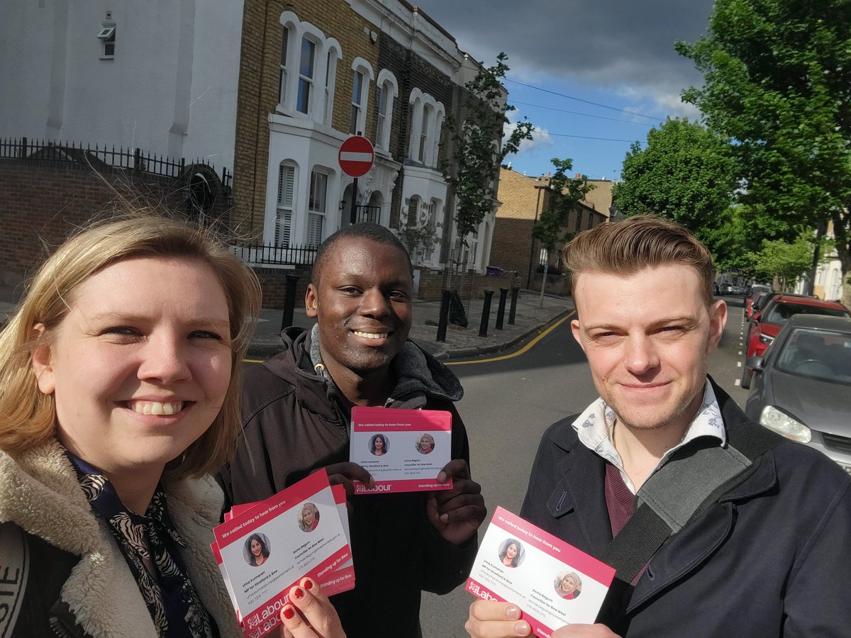 A couple of sunny sessions talking to residents this week, lots of concern on the doorstep about how Lutfur Rahman and the Aspire party are spending the Tower Hamlets Council's budget given that the best value inspection found a 'culture of patronage' in the council