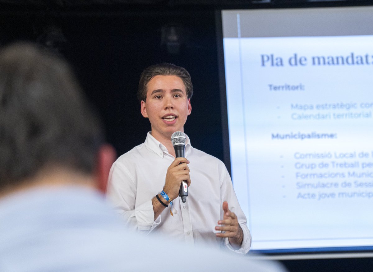 💙 Enhorabona a tot l’equip, especialment als nostres militants Arnau Ollé i <a href="/Genis_He_Pa/">Genis Hernández Palau</a>, que assumeixen el repte de Vicecoordinador Territorial i responsable de Territori i Municipalisme, respectivament!