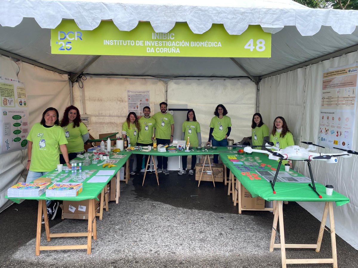 SanidadeACoruna's tweet photo. Arrancamos el día de la ciencia en la calle, INIBIC/CHUAC
 Jaima 48 - Parque de Santa Margarita https://t.co/9DVGBGcTQv
