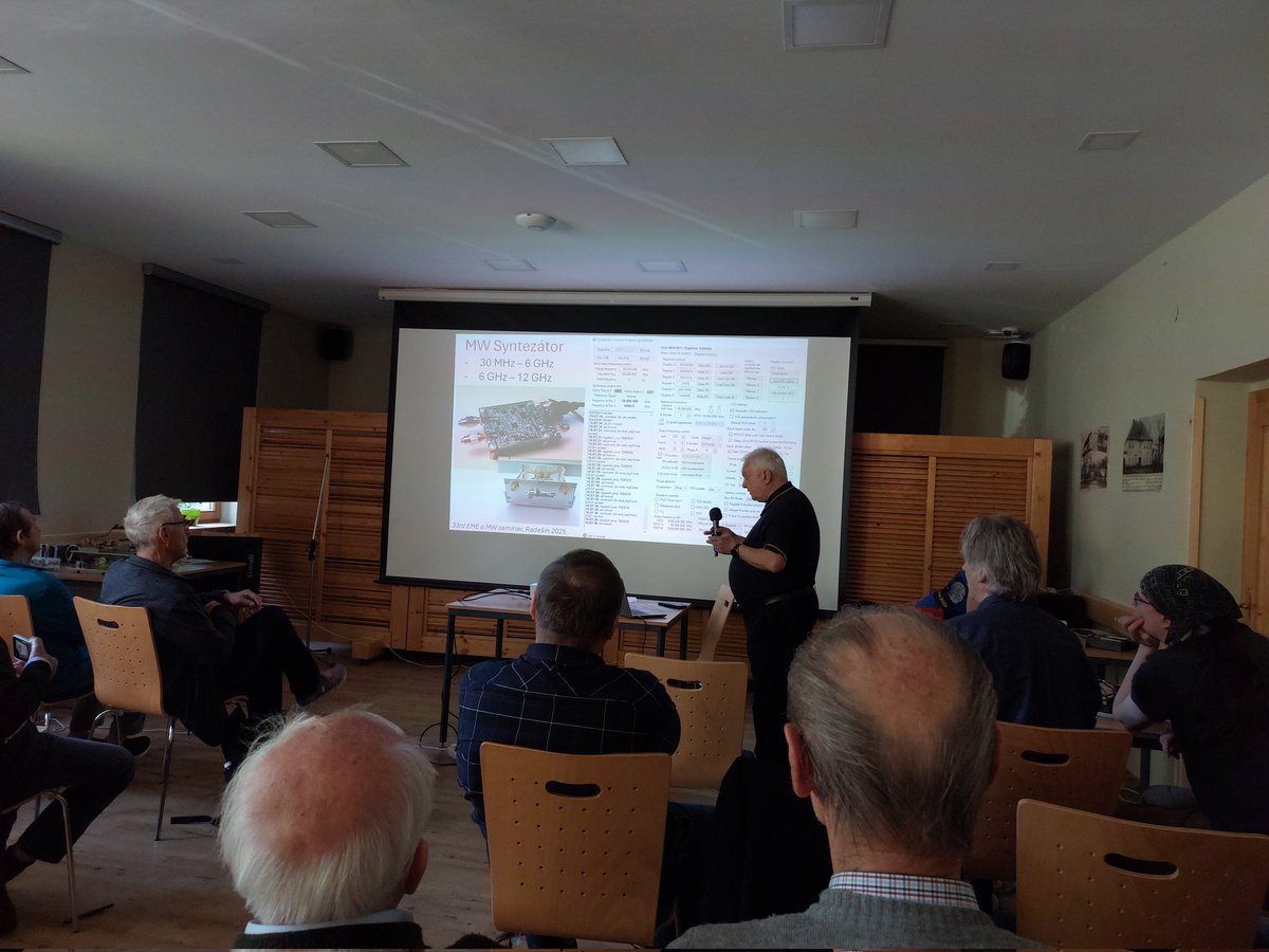 OM3TFP's tweet photo. EME a MW stretnutie Radešín 2025 https://t.co/XkvW5LnnUc