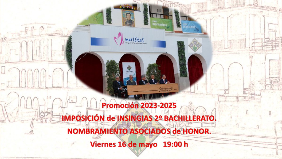 Imposición de insignias Promoción Marista 2023-2025 #masqueaulas