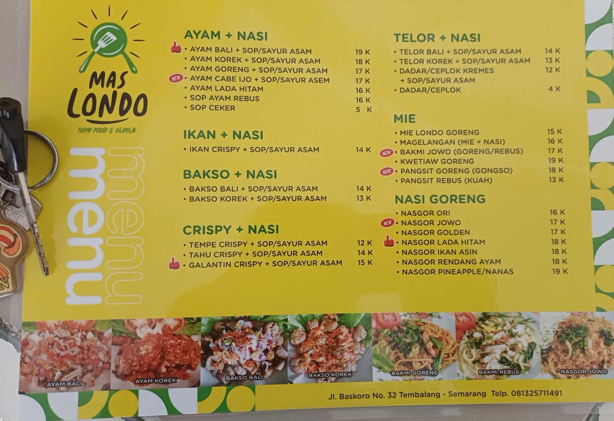 aboutmejastip's tweet photo. Rekomendasi makanan daerag tembalang dan lokasinya 

1. Wr makan mas londo baskoro sama banjarsari
2. Oseng mercon bu endang lokasi di timoho bulusan
3. Sate taichan Konicipi lokasi di banjarsari https://t.co/RqSTRt0UCM