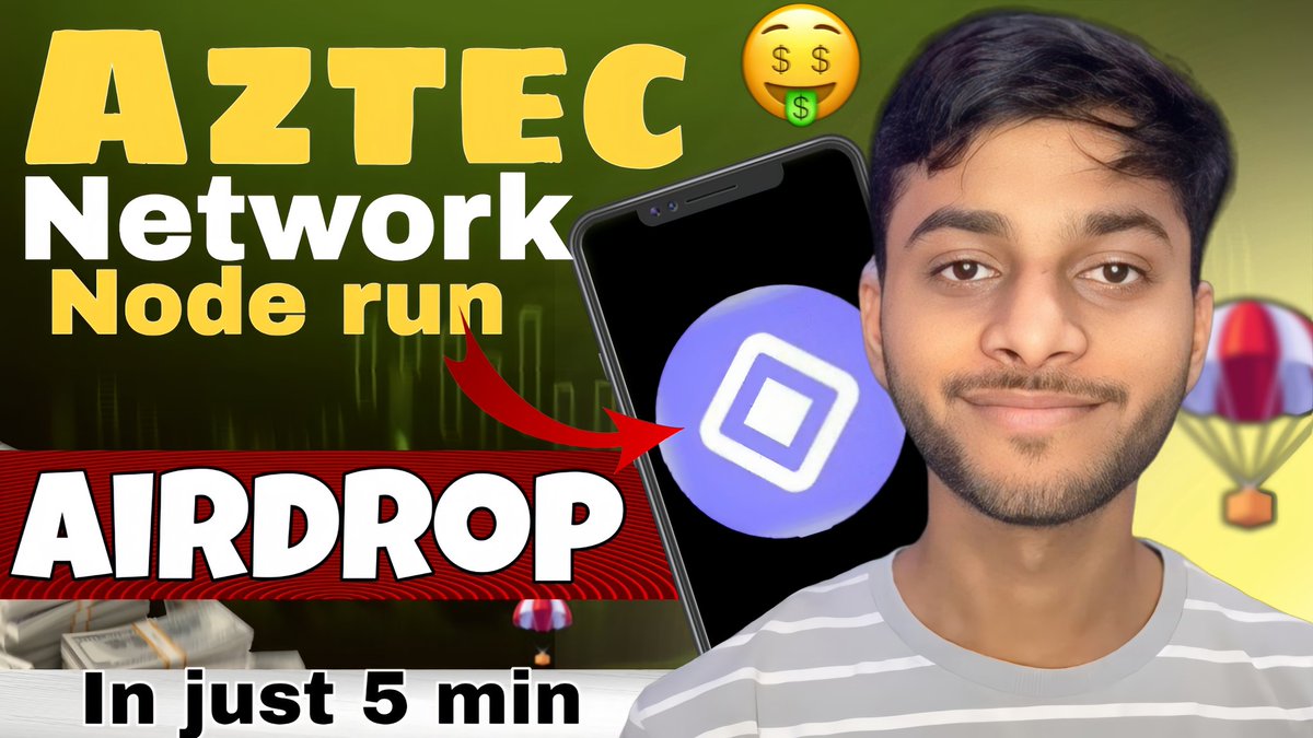 ArunCryptoSpace's tweet photo. https://t.co/oSTc0aRUNT

BIG AZTEC NODE GIVEAWAY — 5 Winners
Claim your FREE Aztec Node — powering the future of Zero-Knowledge tech!
Limited spots. Massive potential. Don’t miss this drop!

How to Enter:
Register: https://t.co/N92lL2LLDL
Follow: @nodes_garden
Join: https://t.co/zRcjQoe28Q
Join my Alpha Community: https://t.co/7UggIFK0Q2

Winners will be announced soon — stay sharp!

#Aztec #zk #CryptoGiveaway #NodeDrop #ArunCryptoSpace