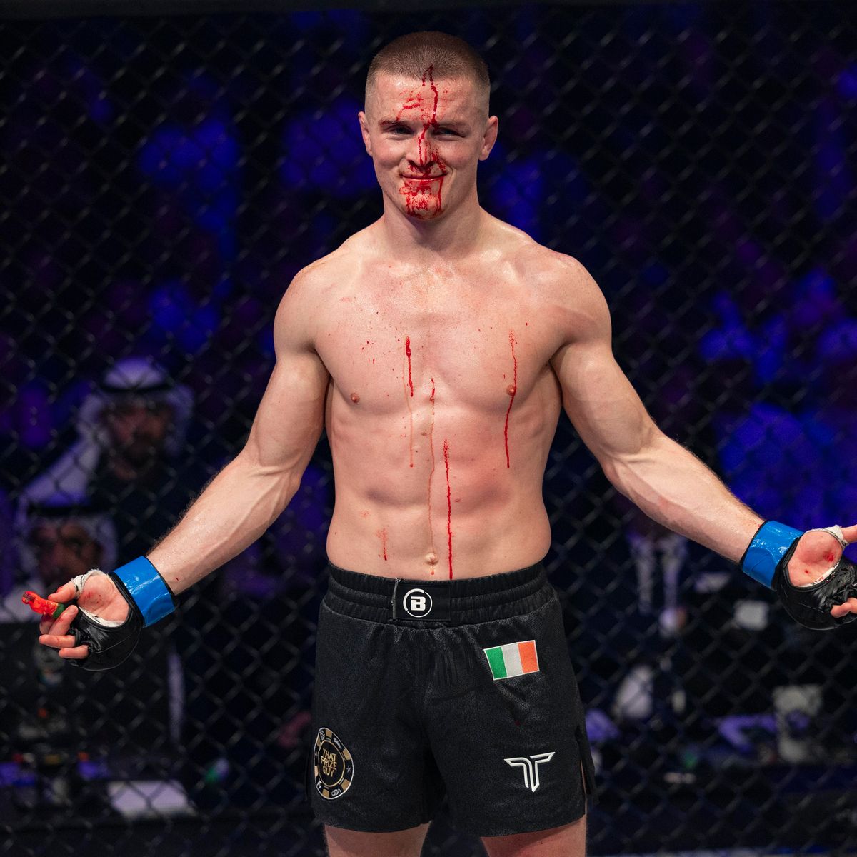 MimnaInMMA's tweet photo. The face of #IrishMMA fights today.
#PFLBelfast https://t.co/0z04icq3aA