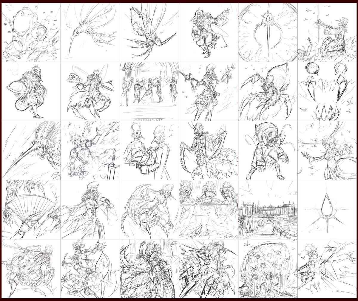 Temmaru1's tweet image. Finally 28 of artwork !!! 🥹🩸🦟
#DarkestDungeon Crimson Court X #Yugioh card set

I have plan to open Commissions for card set soon if you are interested!! Please stay turn