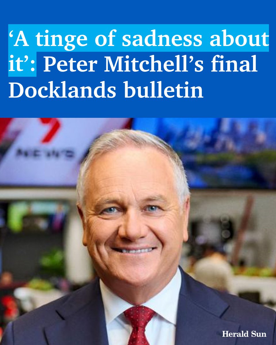 An era of TV history in Melbourne will come to a close on Sunday night as the Channel 7 team delivers its final news bulletin from its famous home in the Docklands > bit.ly/3EXg0R0