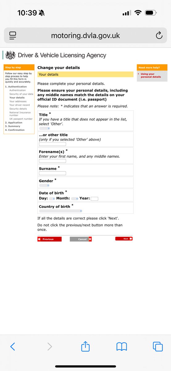 While Duolingo compare their shift to AI-first to their previous gamble on mobile-first, the DVLA are still stuck in desktop mode – on mobile 🤷‍♂️ 

Many institutions have much work to do. Perhaps they might just slap on an AI magic button… 🤨 

#ux