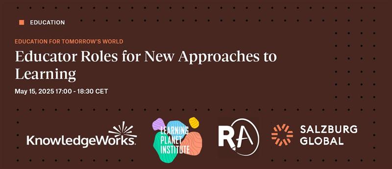 🔔 Upcoming Workshop!

📍Online
📅May 15, 17:00 - 18:30 CET

This workshop brings together education leaders from around the globe to explore how education can better align with human development, community needs, and a rapidly changing future. ow.ly/W9Tw50VPTNw