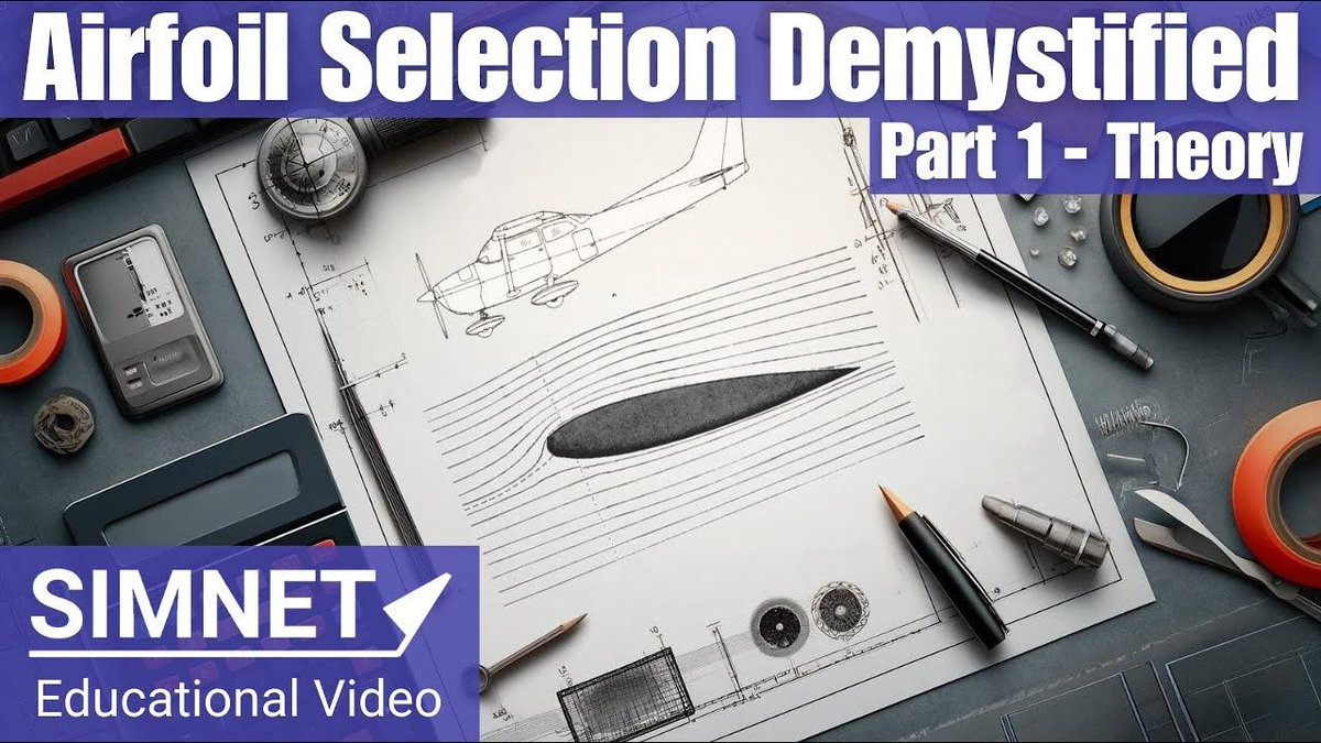 SIMNET_aero's tweet image. 🧙♂️ Master Airfoil Selection for Drones
Want to design better fixed-wing & #VTOL aircraft? Learn everything about airfoil aerodynamics in just two short videos!
🎥 Theory: bit.ly/4dd9sub
🎥 Practice: bit.ly/3EMDB6W
#AerospaceEngineering #SIMNET