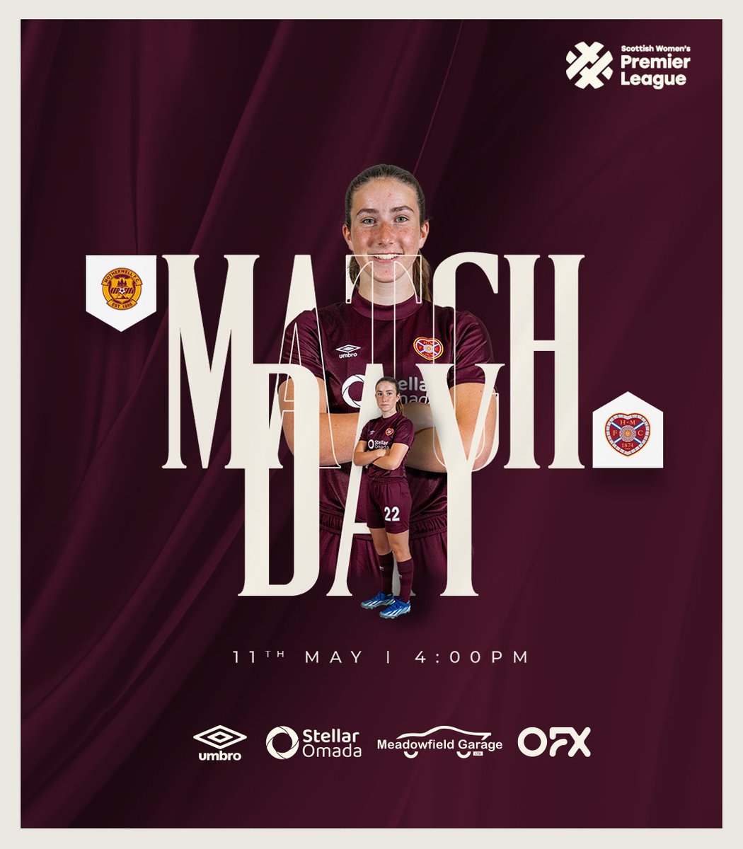 🇱🇻 𝐌𝐀𝐓𝐂𝐇𝐃𝐀𝐘 🇱🇻

🆚 Motherwell 
⏰ 16:00 
🏟️ K Park
🎟️ PATG: £8/£3/U11s 🆓