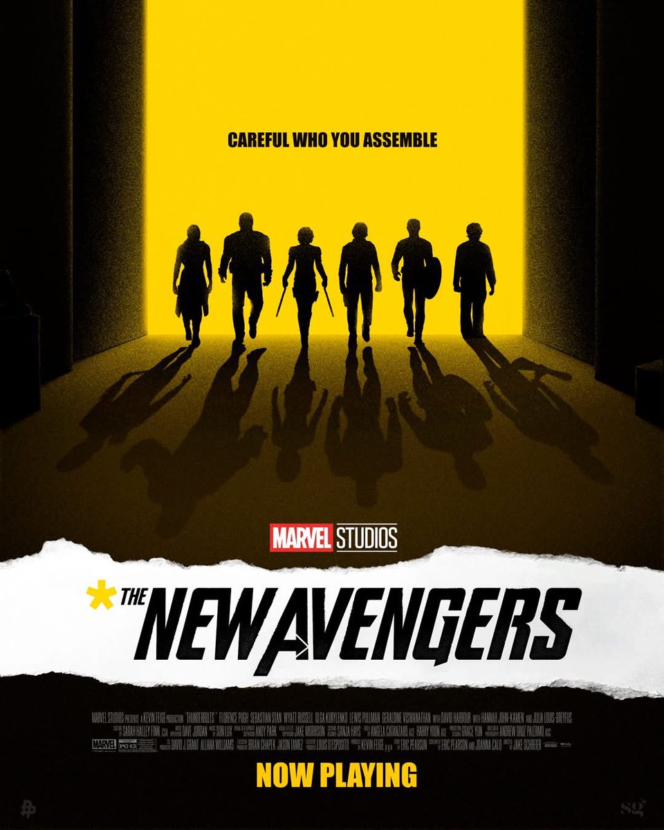 Careful who you assemble.

Marvel Studios’ T̶h̶u̶n̶d̶e̶r̶b̶o̶l̶t̶s̶* #TheNewAvengers is now playing 🎟️ Book here 👉 wtwcinemas.co.uk/search/?keywor…