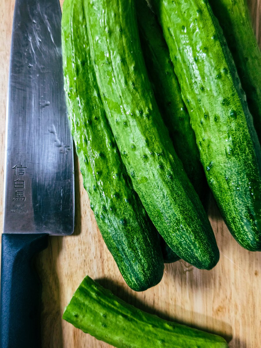 kbocollections's tweet image. Cucumbers are becoming plentiful and cheap again. My favorite time of the year. Making up some pickles tonight.