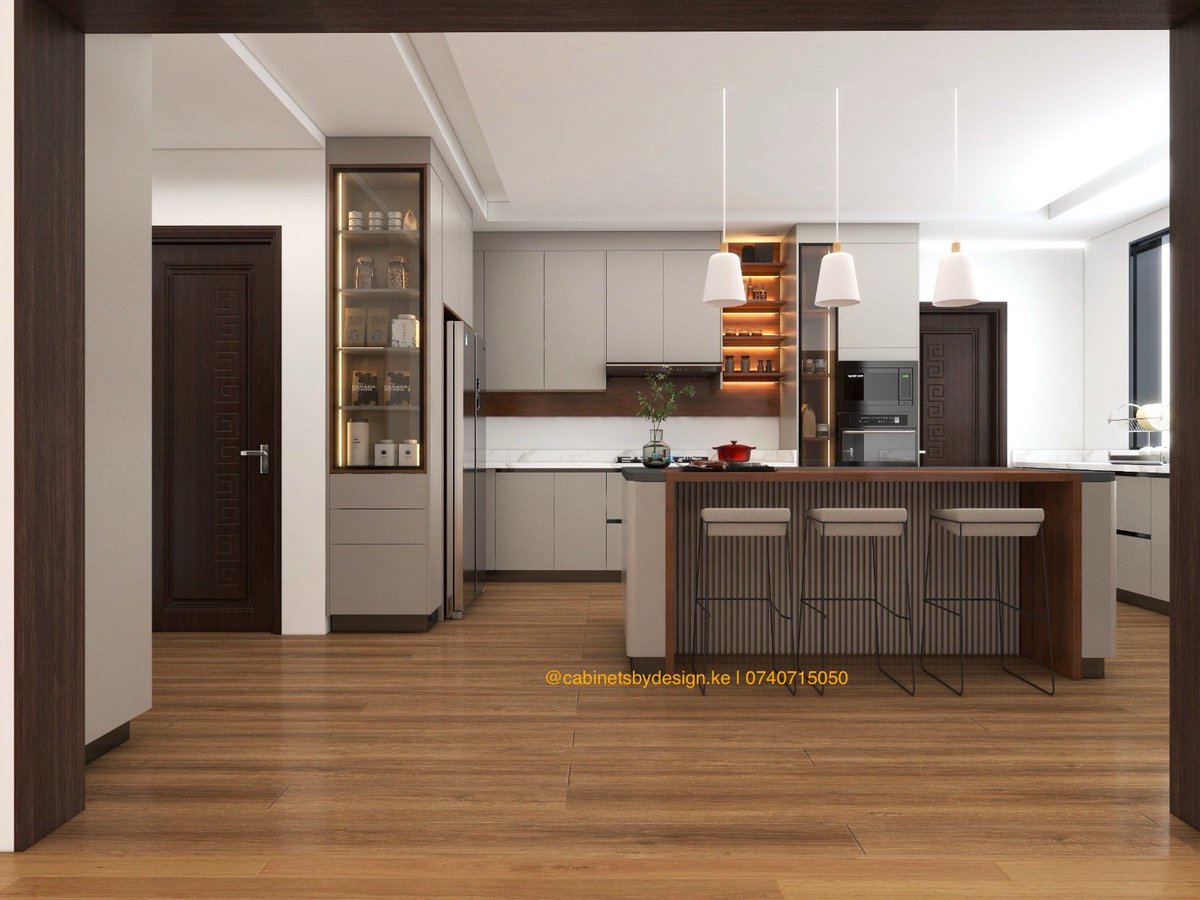 cabinets_ke's tweet photo. What do you think of this kitchen design? https://t.co/HN0sN7pHqj