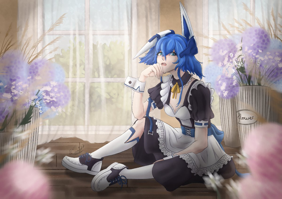 kleenesEumel's tweet photo. Happy Maid Day! 🌸 Enjoy the second Version!
I've participated in the #secretmaid from @krokofucholf
Thank you so much for Hosting this amazing Event!
The amazing OC I drew belongs to @Ran_gut
#kleeneseumel #eumelart #fanart #ocfanart #art #maidday #maid #メイドの日 #メイド https://t.co/yVI1I1kkOR